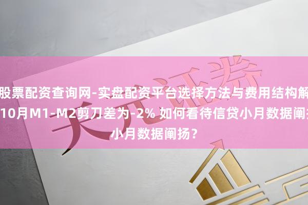 股票配资查询网-实盘配资平台选择方法与费用结构解析 10月M1-M2剪刀差为-2% 如何看待信贷小月数据阐扬？