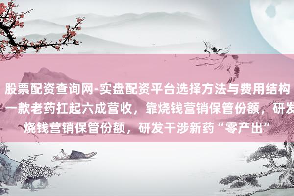股票配资查询网-实盘配资平台选择方法与费用结构解析 康诺生物IPO：一款老药扛起六成营收，靠烧钱营销保管份额，研发干涉新药“零产出”