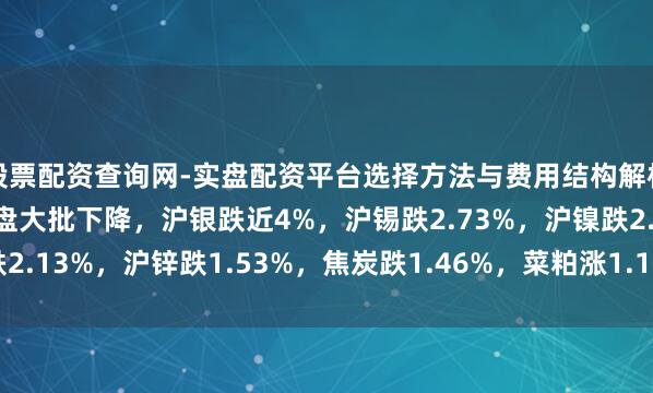 股票配资查询网-实盘配资平台选择方法与费用结构解析 国内期货商场夜盘开盘大批下降，沪银跌近4%，沪锡跌2.73%，沪镍跌2.13%，沪锌跌1.53%，焦炭跌1.46%，菜粕涨1.18%，铁矿涨0.2%