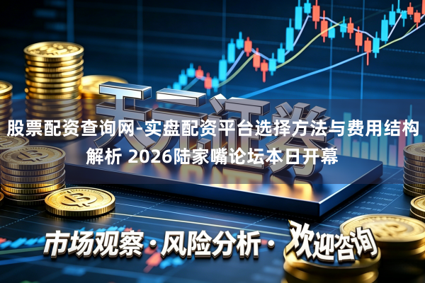 股票配资查询网-实盘配资平台选择方法与费用结构解析 2026陆家嘴论坛本日开幕